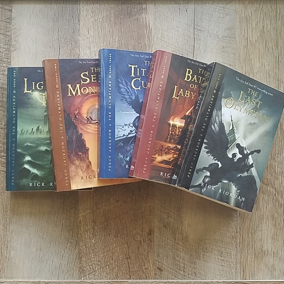 Percy Jackson Other - Percy Jackson & The Olympians 5 Book Series